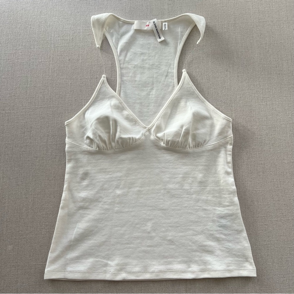 GLENN MARTENS H&M Ribbed Invisible Tank Top - Picture 3 of 10